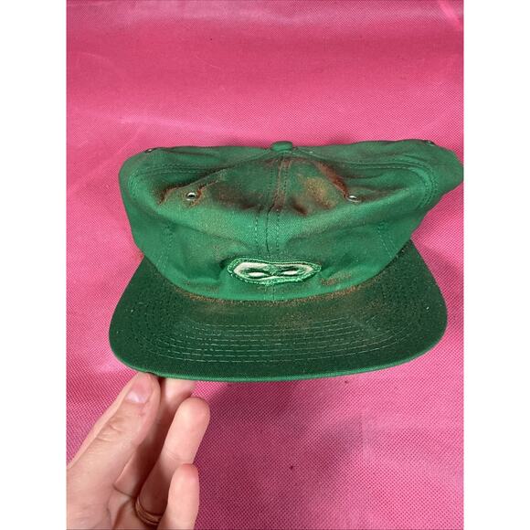 Vintage Pioneer Seed Green Snapback Trucker Hat K Product - Picture 1 of 5